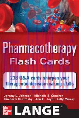 [AME]Pharmacotherapy Flash Cards (EPUB)