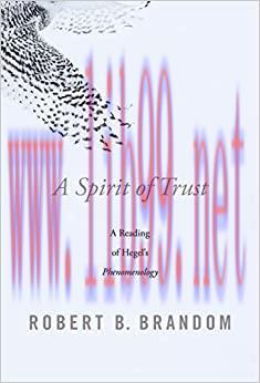 (PDF)A Spirit of Trust: A Reading of Hegel’s Phenomenology