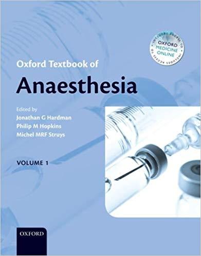Oxford Textbook of Anaesthesia 1st Edition