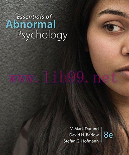 [FOX-Ebook]Essentials of Abnormal Psychology, 8th Edition