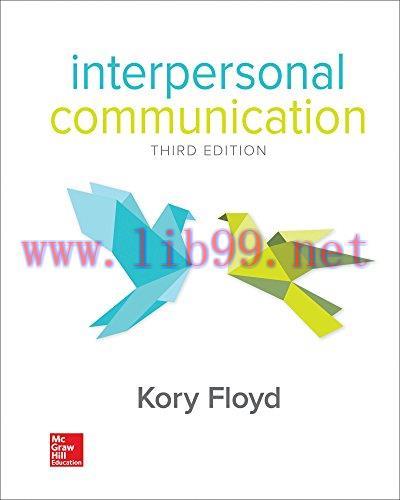 [FOX-Ebook]Interpersonal Communication, 3rd Edition