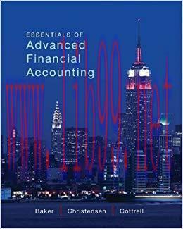 (PDF)Essentials of Advanced Financial Accounting 1st Edition