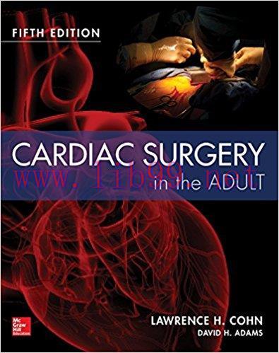 [PDF]Cardiac Surgery in the Adult，5th Edition+EPUB版