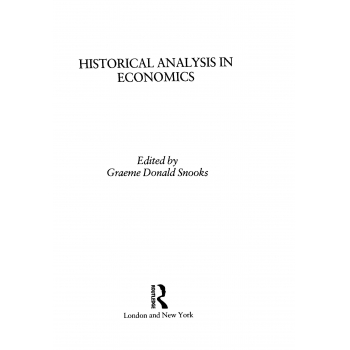 Historical Analysis in Economics