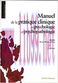 [AME]Manuel de la pratique clinique en psychologie et psychopathologie, 2nd Edition (Original P...