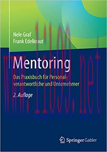 (PDF)Mentoring: Das Praxisbuch für Personalverantwortliche und Unternehmer (German Edition) 2nd...