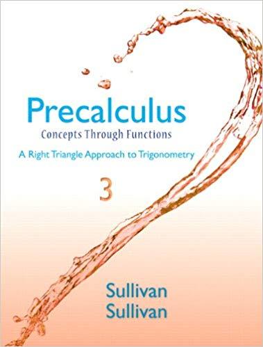 (Test Bank)PrecalculusConcepts Through Functions,A Right Triangle Approach to Trigonometry,3rd ...