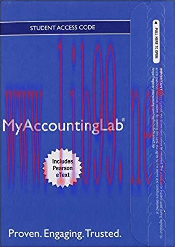 (PDF)MyAccountingLab® with Pearson eText — Instant Access — for Horngren’s Accounting, The Fina...