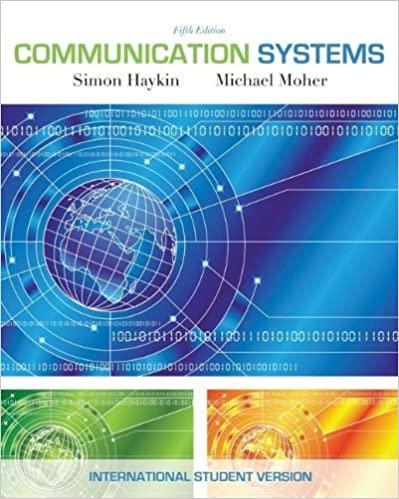 COMMUNICATION SYSTEMS 5th International Student Version