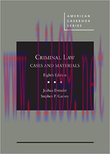 [PDF]Cases and Materials on Criminal Law (American Casebook Series)