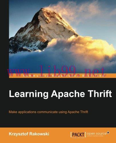 [FOX-Ebook]Learning Apache Thrift