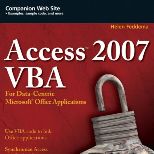 Access 2007 VBA Bible