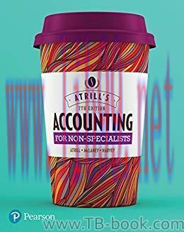 Solution Manual for Atrill’s Accounting for Non-Specialists 7th Australia Edition