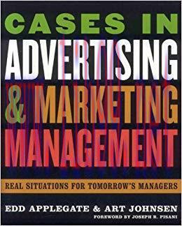 (PDF)Cases in Advertising and Marketing Management: Real Situations for Tomorrow’s Managers