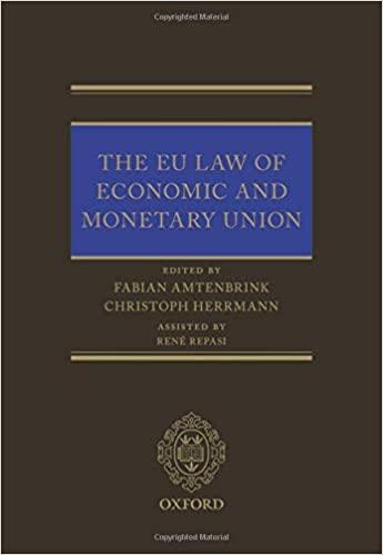 EU Law of Economic & Monetary Union