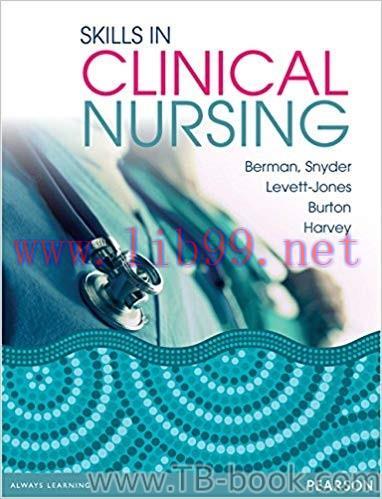 (PDF)Skills in Clinical Nursing 1st Australian Edition by Audrey Berman