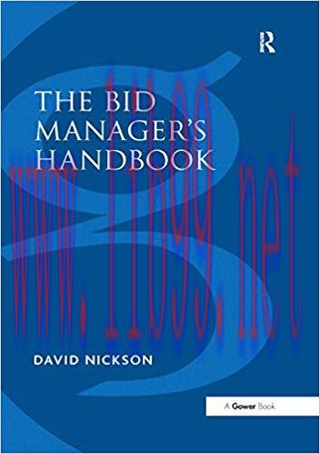 (PDF)The Bid Manager’s Handbook 1st Edition