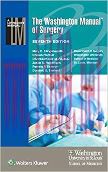 (PDF)The Washington Manual of Surgery (Lippincott Manual Series) 7th Edition