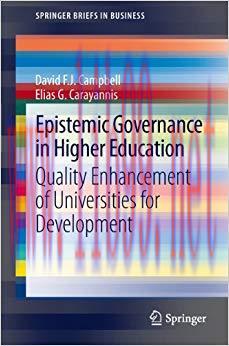 (PDF)Epistemic Governance in Higher Education: Quality Enhancement of Universities for Developm...