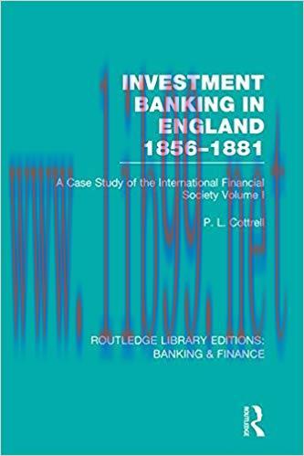 (PDF)Investment Banking in England 1856-1881 (RLE Banking & Finance): Volume One (Routledge Lib...