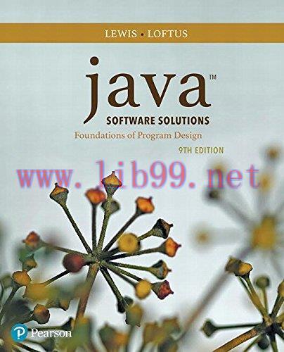 [FOX-Ebook]Java Software Solutions, 9th Edition