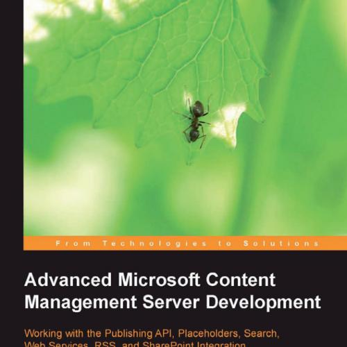 Advanced Microsoft Content Management Server Development