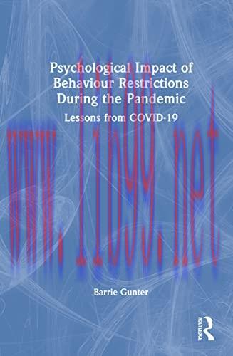 [AME]Psychological Impact of Behaviour Restrictions During the Pandemic (Original PDF)