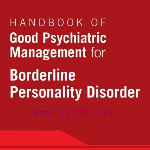 [AME]Handbook of Good Psychiatric Management for Borderline Personality Disorder (Original PDF)