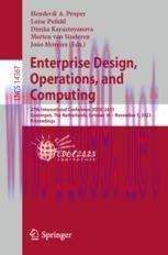 [PDF]Enterprise Design, Operations, and Computing: 27th International Conference, EDOC 2023, Gr...
