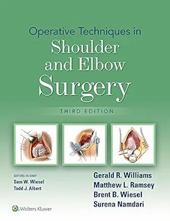 [AME]Operative Techniques in Shoulder and Elbow Surgery, 3rd Edition (Original PDF)