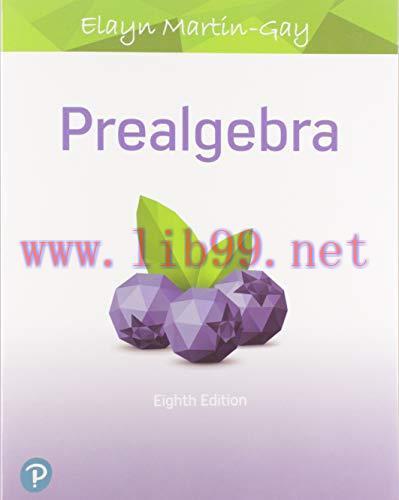 [FOX-Ebook]Prealgebra, 8th Edition