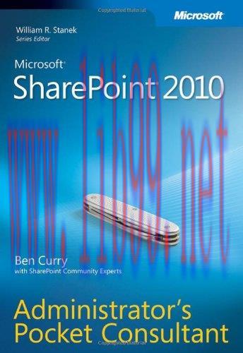 [FOX-Ebook]Microsoft SharePoint 2010 Administrator's Pocket Consultant
