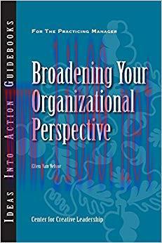 (PDF)Broadening Your Organizational Perspective 1st Edition