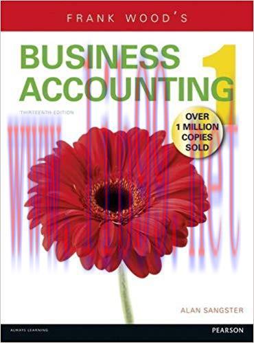 Frank Wood’s Business Accounting 1 13th Edition by Frank Wood 课本