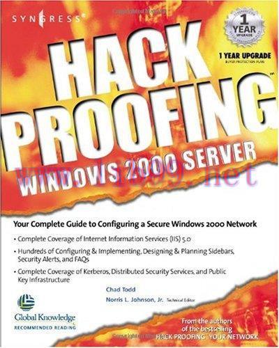 [FOX-Ebook]Hack Proofing Windows 2000 Server