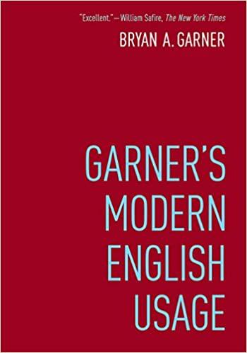 (PDF)Garner’s Modern English Usage