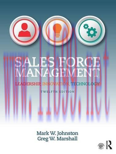 [FOX-Ebook]Sales Force Management: Leadership, Innovation, Technology, 12th Edition