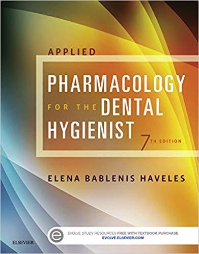 (PDF)Applied Pharmacology for the Dental Hygienist – E-Book 7th Edition