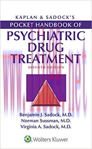 (PDF)Kaplan & Sadock’s Pocket Handbook of Psychiatric Drug Treatment 7th Edition