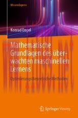 [PDF]Mathematische Grundlagen des überwachten maschinellen Lernens: Optimierungstheoretische Me...
