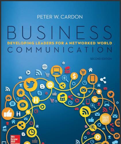 (Test Bank)Business Communication Developing Leaders for a Networked World 2nd Edition by Cardo...
