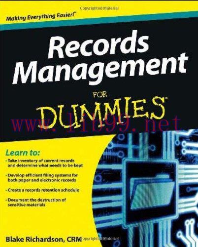 [FOX-Ebook]Records Management For Dummies