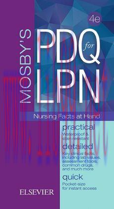 [AME]Mosby’s PDQ for LPN, 4th Edition