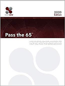 (PDF)Pass The 65 – 2020 Edition A PLAIN ENGLISH EXPLANATION TO HELP YOU PASS THE SERIES 65 EXAM...