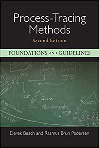 (PDF)Process-Tracing Methods Foundations and Guidelines