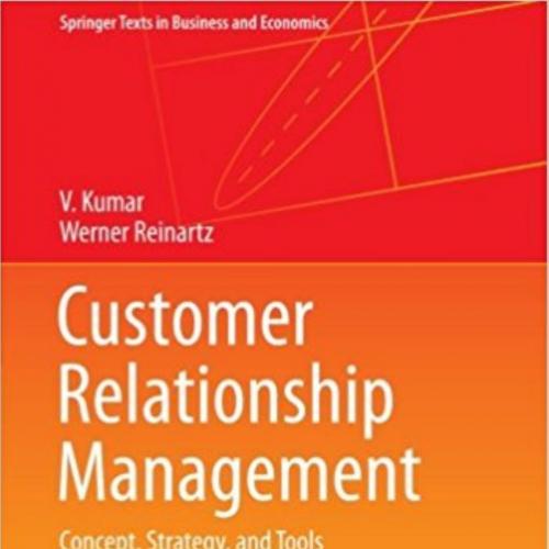 Customer Relationship Management Concept, Strategy, and Tools 2nd Edition