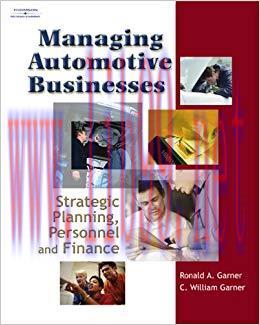 (PDF)Managing Automotive Businesses: Strategic Planning, Personnel and Finances 1st Edition