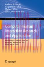 [PDF]Computer-Human Interaction Research and Applications: 4th International Conference, CHIRA ...