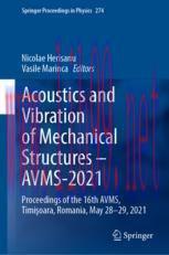 [PDF]Acoustics and Vibration of Mechanical Structures – AVMS-2021: Proceedings of the 16th AVMS...