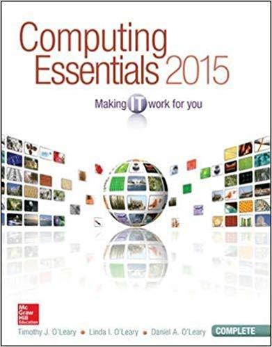 (Test Bank)Computing Essentials 2015 Complete 25th Edition by O'Leary.zip
